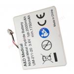 A&D Medical UM-211-20 Replacement Rechargeable Battery 2000mAh 3.6V