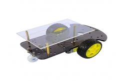 China 2 Layer Line Tracing Arduino Car Robot , Two Wheel Drive Smart Car Kits supplier