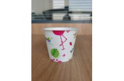 China 150ml plastic IIML yogurt cup with foil lid and plastic lid supplier