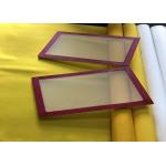 100% Polyester Silk Screen Mesh Roll , 25 Micron Screen Roll Low Elasticity