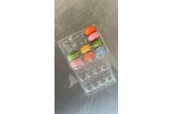 China 12 Pallet Plastic Packaging Macaron Transparent Box Packaging Macaron Tray Packaging Matching Customization supplier