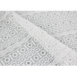 Embroidered Guipure Water Soluble Lace Cotton Chemical Lace Fabric For Clothing for sale