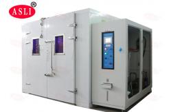 China Simulate UV Xenon Lamp Temperature Combined Accelerated Weathering Test Machine Walk In Room supplier