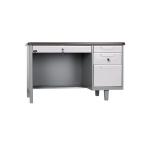 Simple Fashion Computer Table Metal Frame PC Table With Cyber Lock for sale