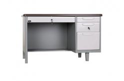 China Simple Fashion Computer Table Metal Frame PC Table With Cyber Lock supplier
