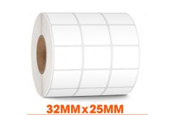 China Anti-Scratch White Vinyl Decal Roll PE PET Barcode Label Paper supplier