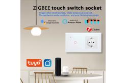 China Smart Touch Switch Socket Combination Voice Control On Off Outlet Switch With Timing supplier