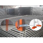 Silvery White Metal Temporary Fence For Agricultural Australia Standard for sale