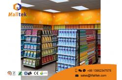 China Grocery Store Modern Gondola Shelving Anti - Rust Convenient Store Usage supplier