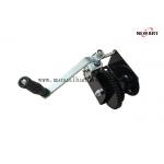 2500 lb Worm Gear Drum Winch , Heavy Duty Hand Winch For Lifting for sale