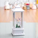 OEM ODM Led Lantern Snow Globe , Dia10cm Swirling Glitter Lantern for sale