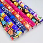 Matte Finish Gift Packaging Kraft Paper Roll Customized Printing for sale