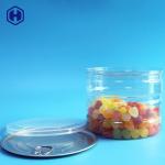 Large Capacity Clear Plastic Cans Round Sturdy Compression Resistance for sale
