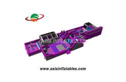 China Customized Pink 18 OZ Tarpaulin Inflatable Theme Park supplier