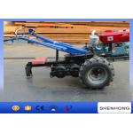 15HP Tower Erection Tools Double Capstan Hand Tractor Winch For Cable Pulling for sale
