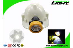 China PC Recharegable LED Tunnel Light Cap Lamp 2.2Ah Lithium Ion Battery 4500lux supplier