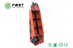 China OEM Customized Foldable Cardboard POP Displays Cardboard Floor Display Stand supplier