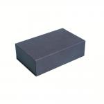 Magnetic Phone Packaging Box Black UV Coated Matte Laminated Folding for sale