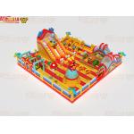 Inflatable Bounce Castle With Jumping Slides Obstacle For Kids for sale