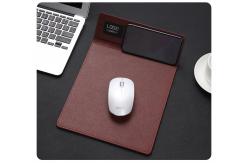 China Rectangle Leather Multifunction Wireless Charging Mouse Pad Usb Smart Fast Charger supplier