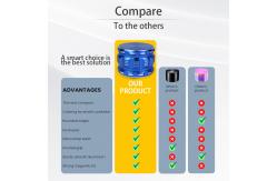 China Customized Cnc Aluminum Parts Tobacco Spice Herb Grinder Blue Anodizing supplier