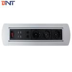 Brushed Aluminum Alloy table hidden socekt  For  Conference Room for sale