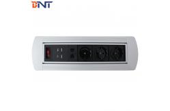 China Brushed Aluminum Alloy table hidden socekt  For  Conference Room supplier