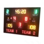 Reliable Led Basketball Scoreboard 8 Inch Digits In Different Color With Team Name for sale