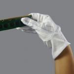 Sweat Absorbency PVC ESD Dotted Anti Static Hand Gloves for sale