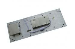 China Splash Resistant Stainless Steel Keyboard 64 Illuminated Keys With Trackball / Backlit supplier