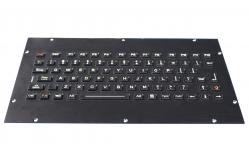 China Durable Vandal resistant black panel mount keyboard integrated with Fn Keys supplier