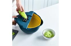 China Round Vegetable Slicer 12 Sets Household With Hand Protector Planer supplier