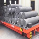30 Ton Raw Material Handling Transfer Cart Running On Steel Rail for sale