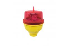 China Low Intensity L810 Single Aviation Obstruction Light Red Polycarbonate Materials supplier