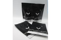 China Safe 16 Oz Natural Stand Up Pouch With Window / Zipper Doypack Packaging supplier