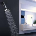1.8GPM High Pressure Rain Shower Head Chrome Fixed Shower Head Wall Mounted for sale
