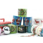 CMYK Christmas Patterns Festival Paper Sticker Roll for sale