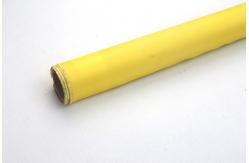 China Heat Resistant Yellow Silicone-Coated Glass Fabric, Width 0.5m-2m, Thermal Insulation supplier