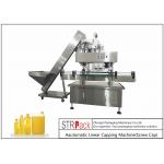 Intelligent Electric Screw Bottle Capping Machine PCL Control Capacity 40-100 BPM for sale