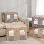 Multiscene Cube Fabric Household Storage Containers Breathable 23.6*16.5*15.7inches for sale