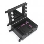 High Durability Cosmetic Beauty Case With Large Center Storage Compartment