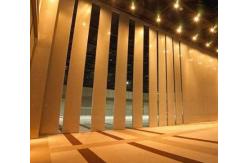 China Gypsum Board Folding Restaurant Movable Partition Walls 500mm Width supplier