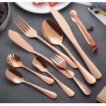 China Stainless Steel Flatware Rose Gold Cutlery Set/Tableware/Dinnerware for sale