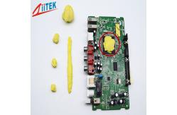 China High Performance Yellow Thermally Conductive Gel For Radiating Modules Components supplier