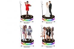 China Led 80cm Compatible 360 Photo Booth Machine With 2 Years Warranty supplier