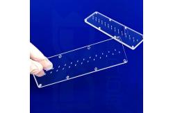China Custom Glass Round Frosted Shaped Plate Laser Perforated Quartz Disk Quartz Plate supplier