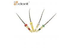 China 4Pcs Wave One Gold Reciprocating Endo Files Nickel Titanium supplier