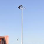 Carbon Steel High Mast Lighting System Monopole Post Light Pole for sale