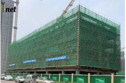 China HDPE / PE / Nylon / Plastic Fireproof Mesh Netting Dust Proof Blue Debris Netting supplier