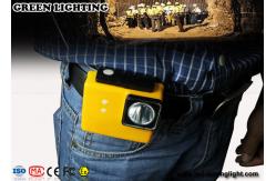 China 7000 Lux Waterproof Safety Rechargeable Led Headlamp 18650 Li - Ion Battery supplier